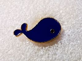 Ansteckpin 30: Wal blau