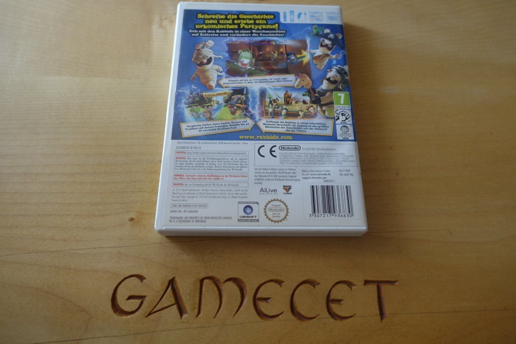 Nintendo Spiele: Raving Rabbids: Die verrückte Zeitreise – Gebraucht aus Steinach von Gamecet 2