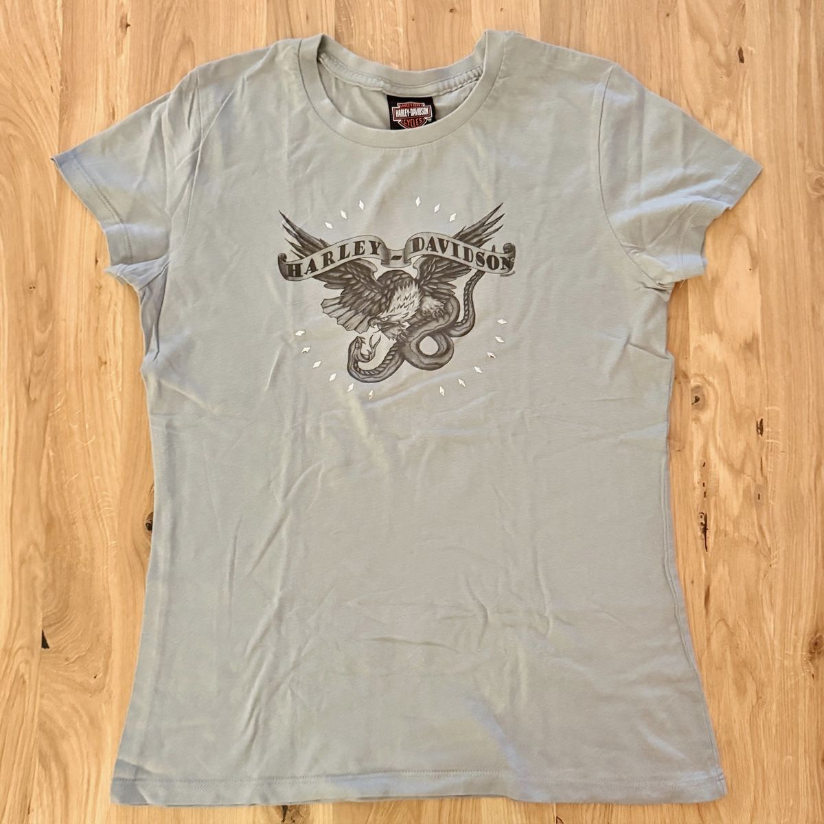 Harley-Davidson T-shirt: Harley Davidson T-Shirt, hellgrau – Usato da Embrach venduto da Schnufi66