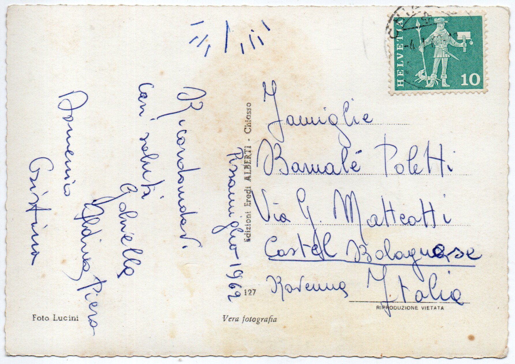 Cartes postales: Chiasso - Piazza Indipendenza – D'occasion à Melano par pisonsdro 1