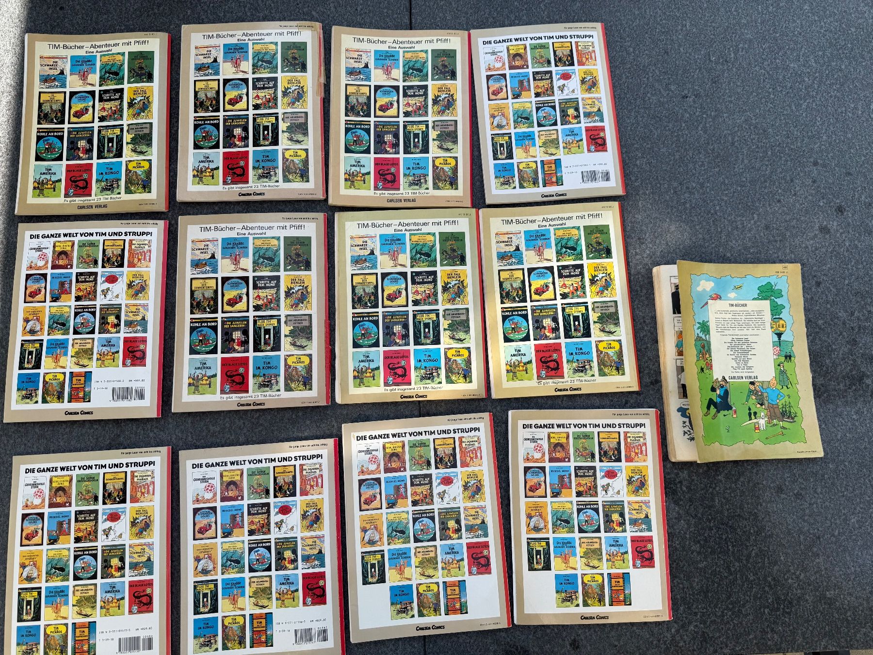 Fumetti: 13 alte Tim und Struppi Hefte - 1972 bis 1989 – Usato da Basel venduto da jetzt-wird-gemistet 1