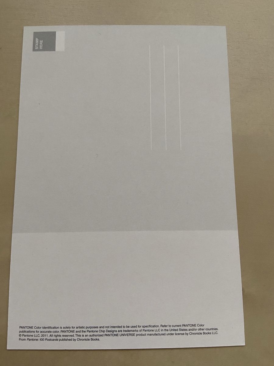 Ansichtskarten: Pantone Postkarte 19-6110 Deep Forest – Neu und originalverpackt aus Luzern von waterfront1 1