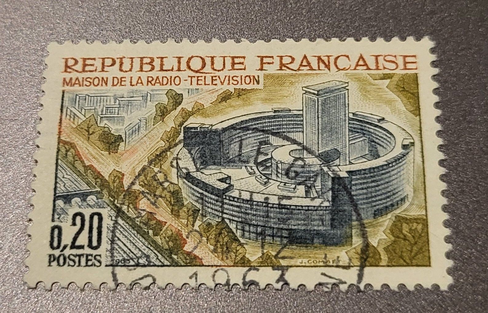 Tous les timbres: Frankreich 1963 briefmarke – D'occasion à St Gallen par Stampsalshobby