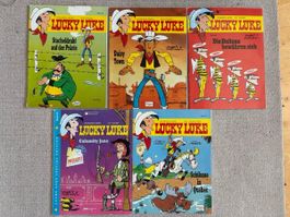 Lucky Luke Comics Konvolut 5 Bände gebrauchter Zustand