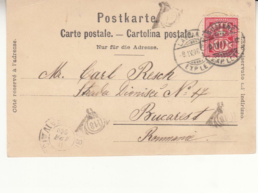 Ansichtskarten: Lausanne 1900 – Gebraucht aus Bürglen TG von StampGraf 1