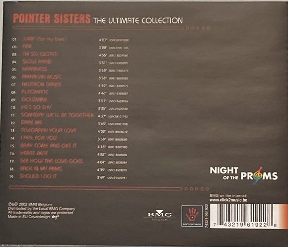 CD: Pointer Sisters – The ultimate collection – Usato da Grüningen venduto da azulgris 1