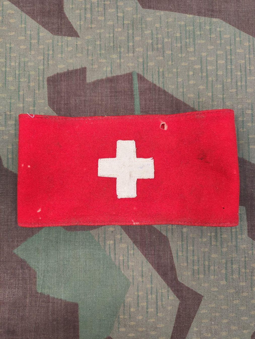 Schweizer Armee Uniformi: Eidgenössische Feldbinde aus 1860/70er – Usato da Bauma venduto da SwissMilitaria
