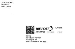 Internet-Marke 1 Stampit FDC 21.05.2002 B-Post Inland
