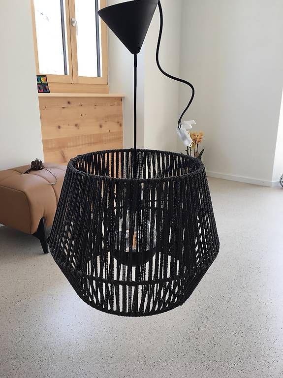 Kronleuchter & Deckenlampen: Lampe suspension noire – Gebraucht aus Les Ponts de Martel von ilyona