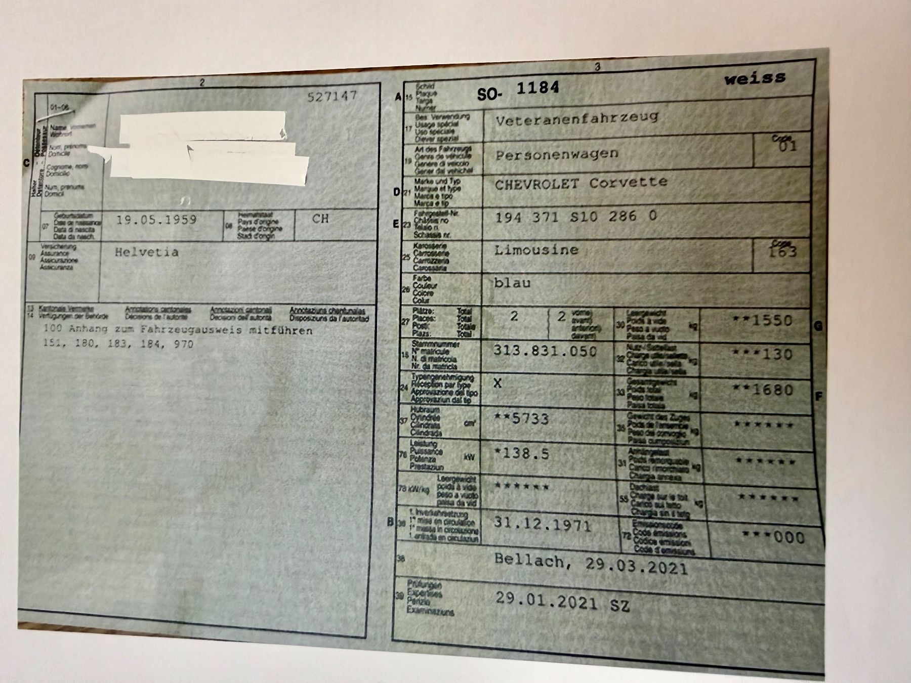 Chevrolet Automobili: Corvette C3 – Usato da Subingen venduto da Bonito07 5