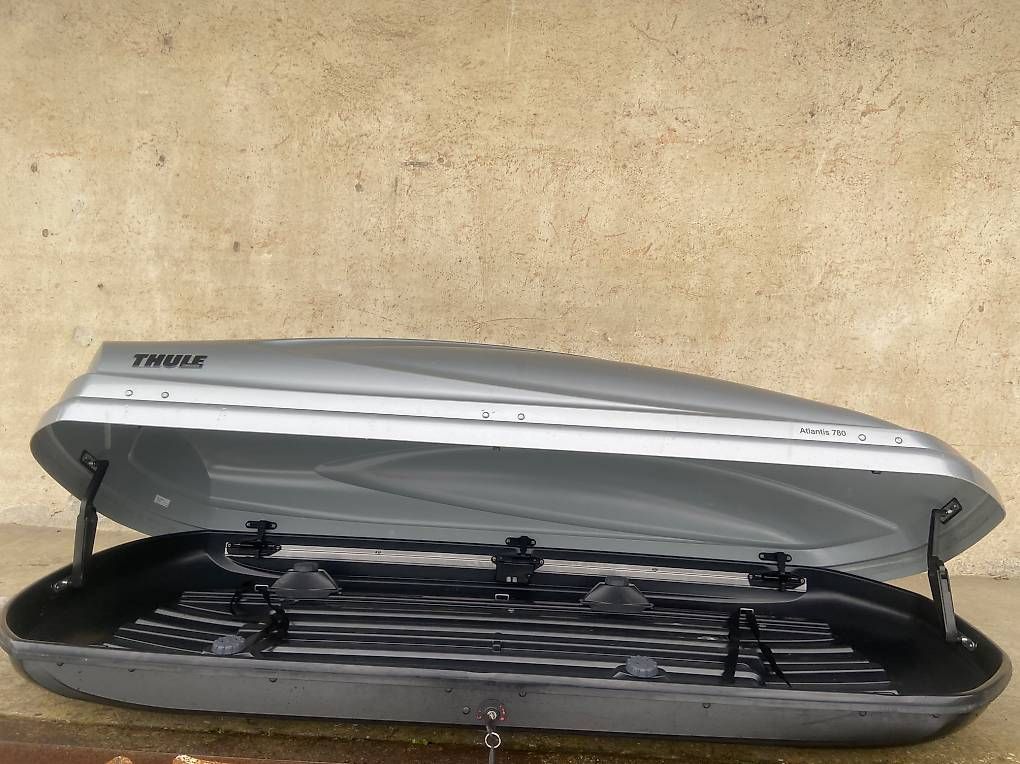 Box da tetto: XXL Dachbox Thule Atlantis 780 mit oder ohne Träger – Usato da Leuzigen venduto da Doppelrad 5