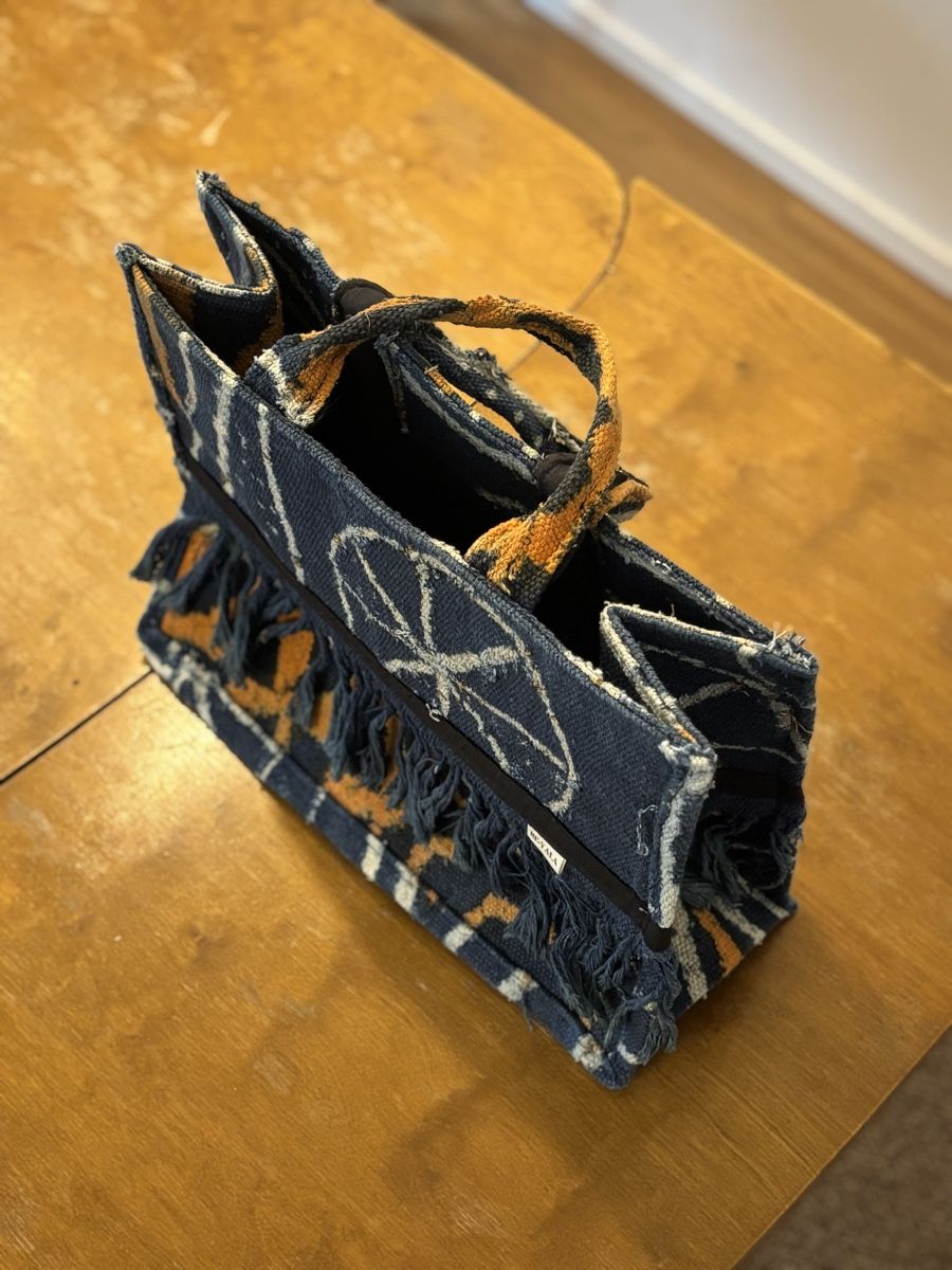 Borse da donna: Handgemachte Tasche aus Ndop Stoff – Nuovo e nell'imballaggio originale da Zürich venduto da Ndzinga 2
