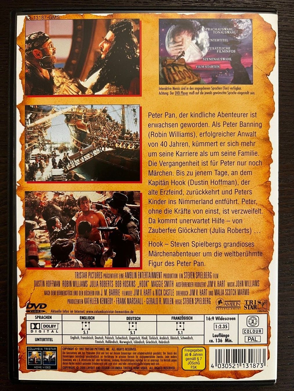 Tutti i DVDs: Hook – Usato da Zürich venduto da FilmFreunde 1