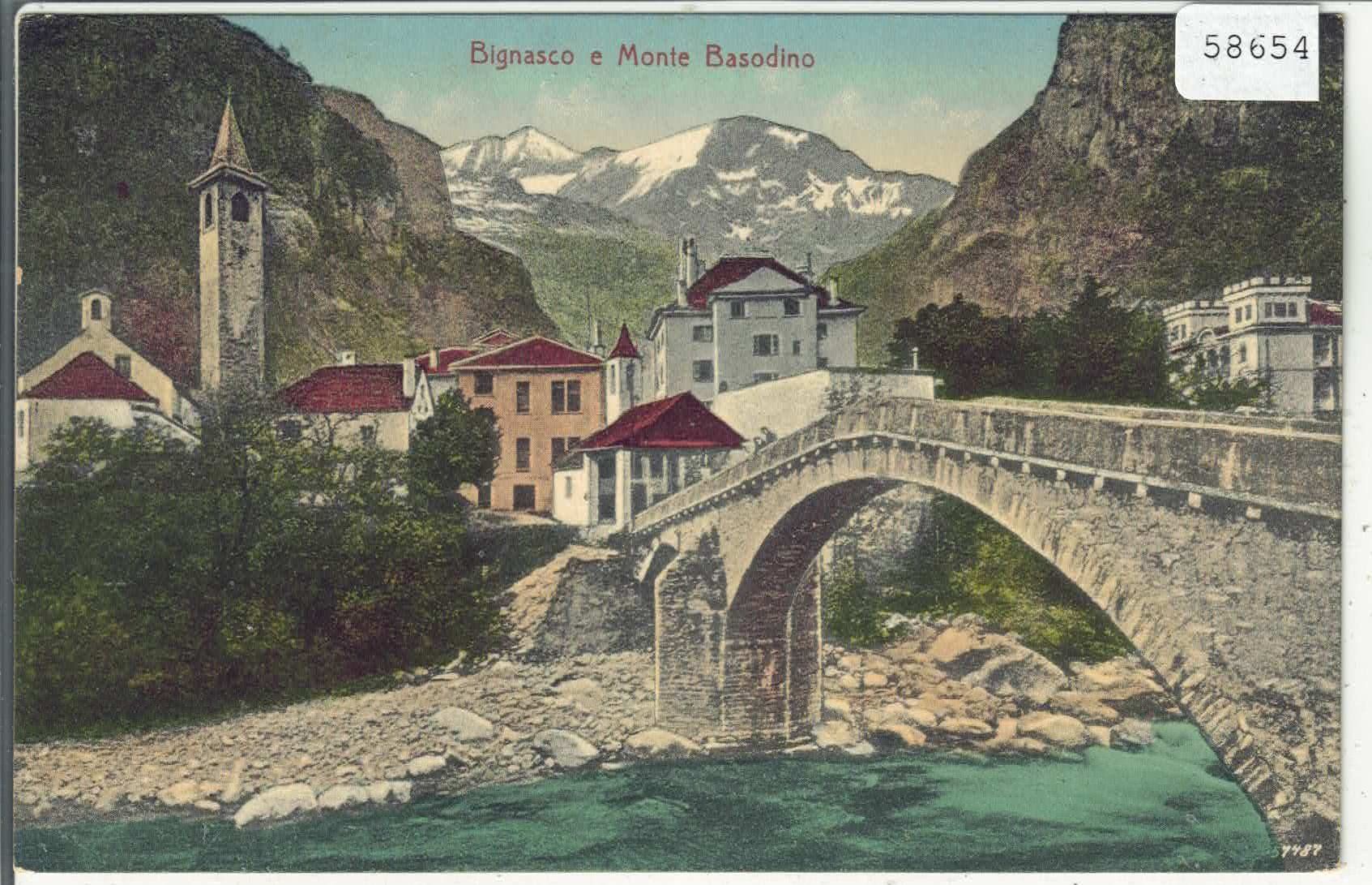 Cartoline postali: Bignasco e Monte Basadino - coloriert – Usato da Ettingen venduto da Kartenplanet