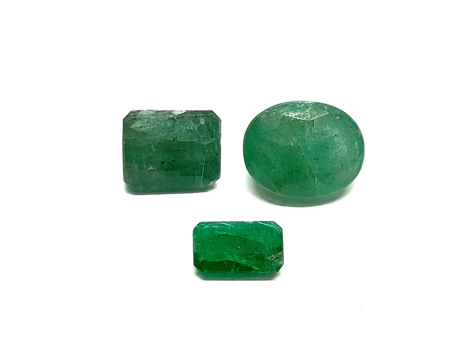 Pietre preziose: 3x émeraudes 6.65 ct - CERTIFICAT 465.- Fr – Nuovo (secondo la descrizione) da Grimisuat venduto da Valgem 2