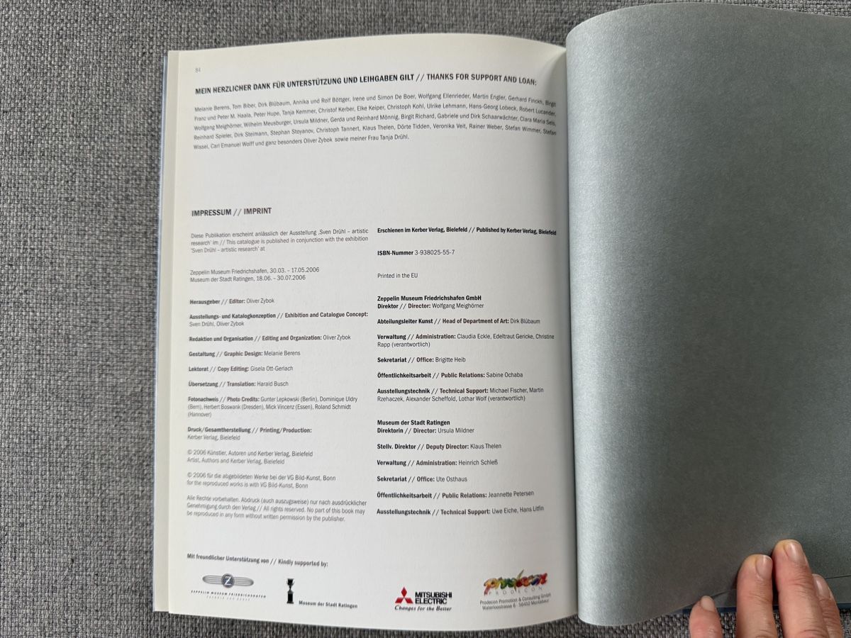 Libri: Sven Drühl - Artistic Research - Kunstbuch Buch – Usato da Ennetbaden venduto da mapa05 3