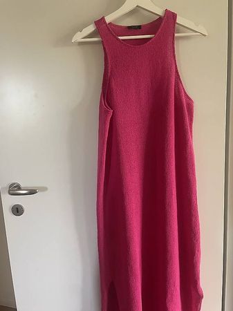 Massimo Dutti Strickkleid Pink, 100% Baumwolle, Gr. M