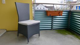 4 Gartenstühle/Balkonstühle, sehr guter Zustand, Kunstrattan