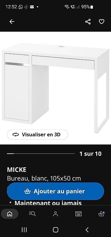 Schreibtische: Bureau Ikea enfant – Gebraucht aus Apples von Vittel2209 1