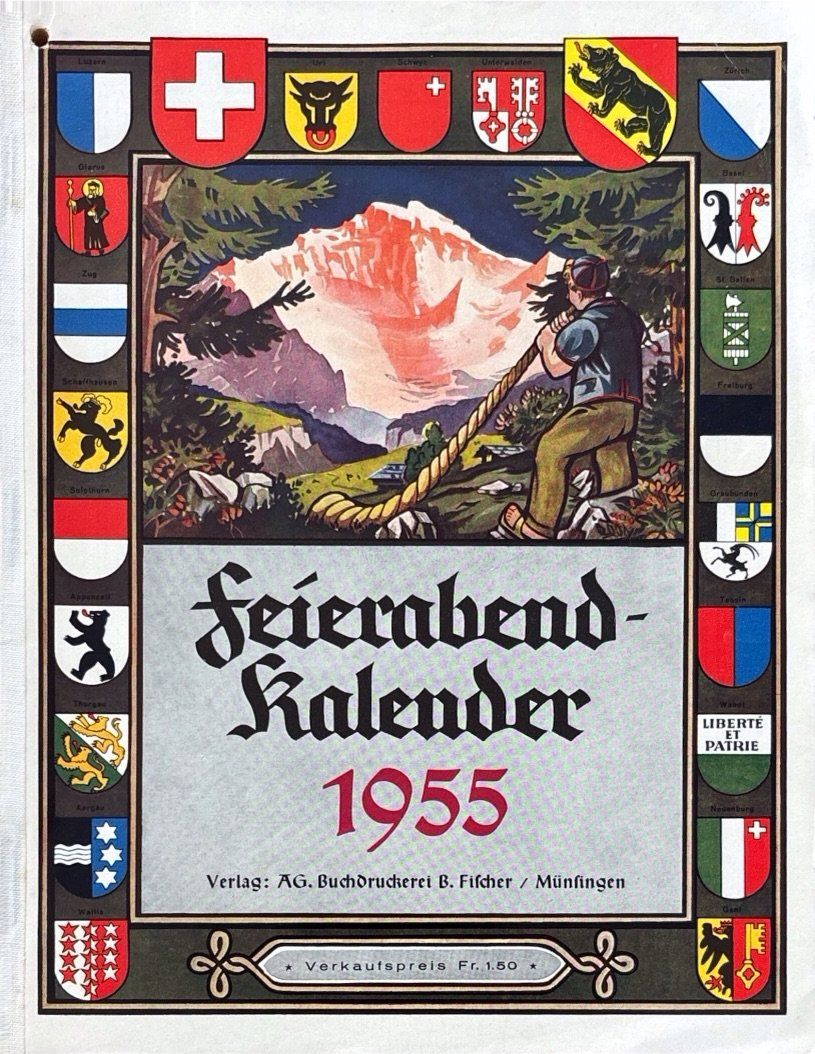 Libri: Feierabend Kalender 1955 – Usato da Sarnen venduto da Livres