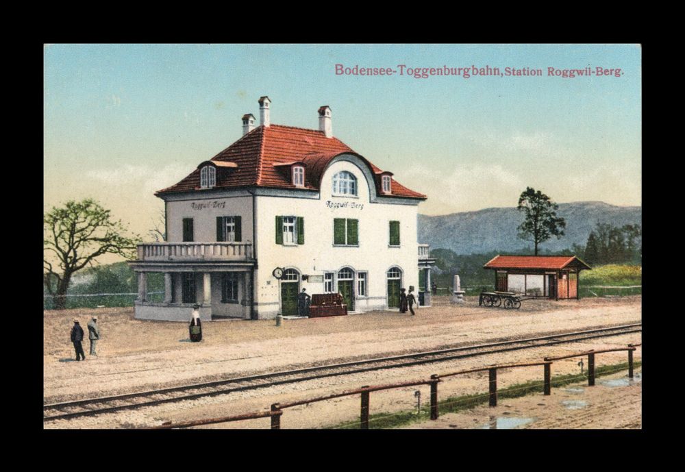 1910 Bodensee Toggenburg Bahn Station ROGGWIL BERG Gebraucht In 
