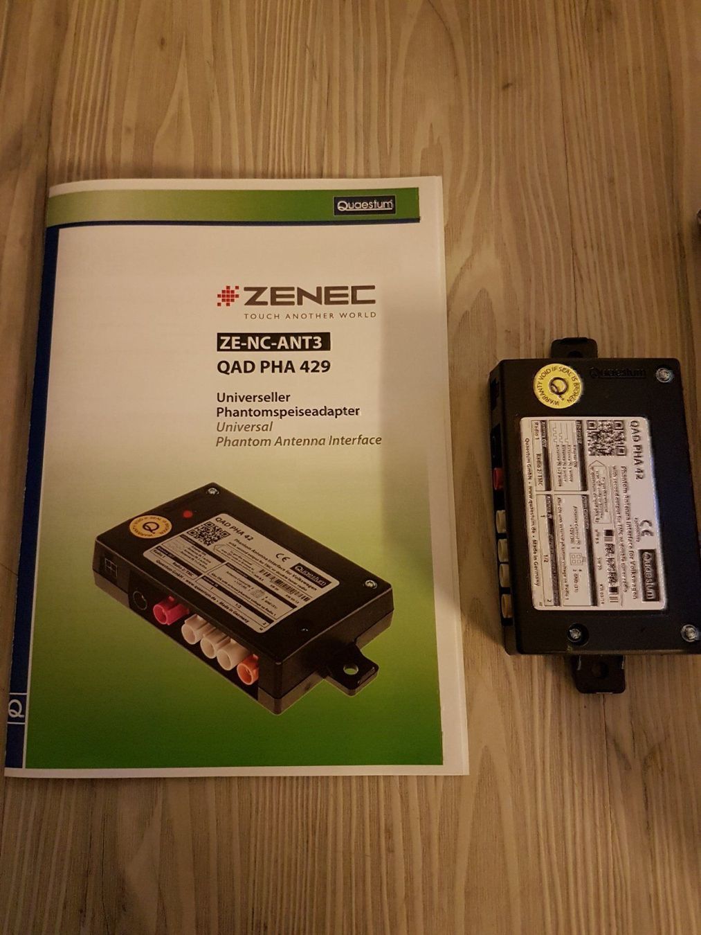 Unità & Adattatore: Antennenadapter Zenec ZE-NC-ANT3 – Usato da Künten venduto da Soku3
