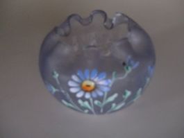 Glas Aschenbecher Margeriten handgemalt
