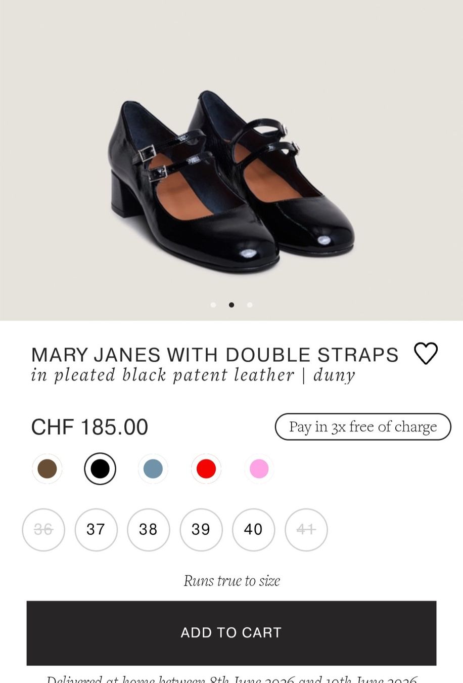 Jonak Scarpe da donna: Jonak MARY JANES WITH DOUBLE STRAPS Gr.36 – Usato da Dietikon venduto da rvs_g9y7 4
