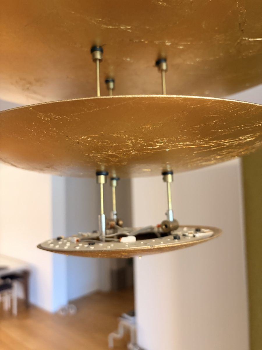 Catellani & Smith Lustres & lampes de plafonds: Catellani Macchina della Luce Leuchte mit Blattgold – D'occasion à Zürich par Sejla 5