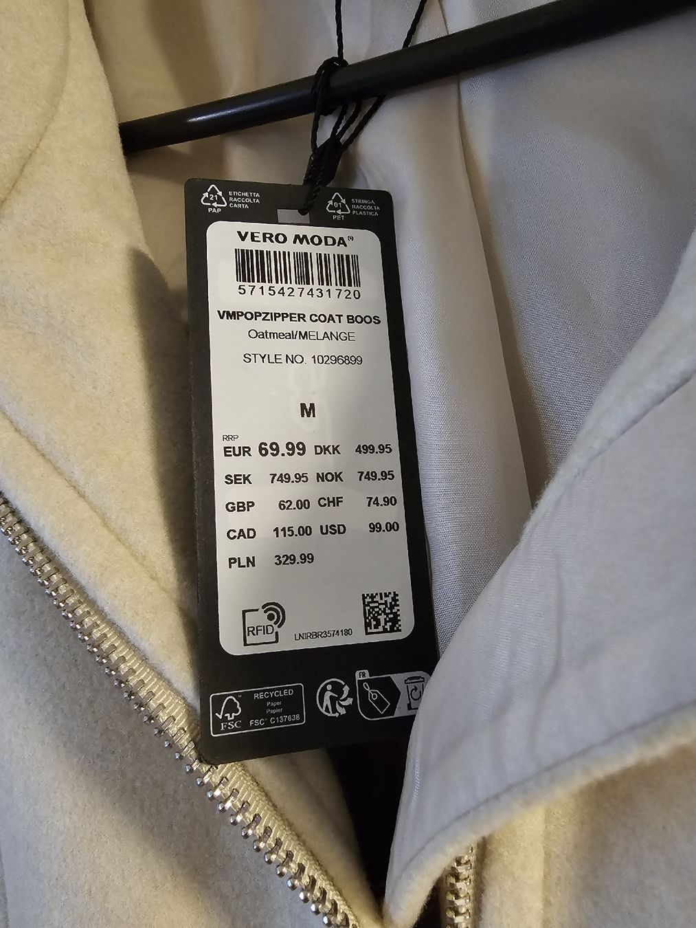 Cappotti: Manteau Vero Moda taille M – Nuovo (secondo la descrizione) da Attalens venduto da mar_rq8k 1