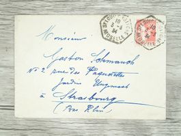 TR100 Enveloppe + Timbre France 1934