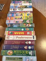 VHS - Lot de 17 cassettes pour enfant