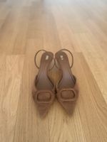 Elegante Zara Slingpumps in Wildleder-Optik, Grösse 38