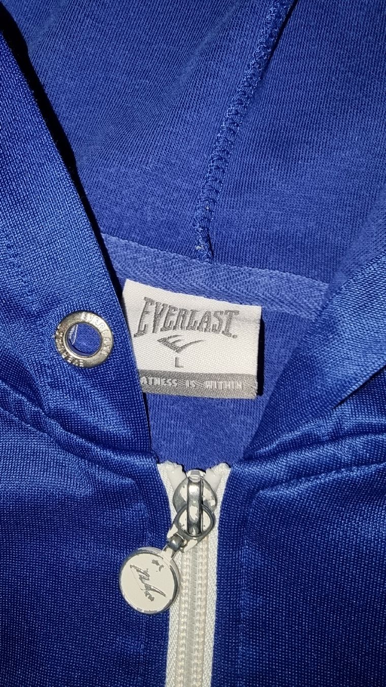 Jacken: Everlast Trainingsjacke blau weiss Grösse L eher M – Gebraucht aus Wigoltingen von Zuckerfee84 2