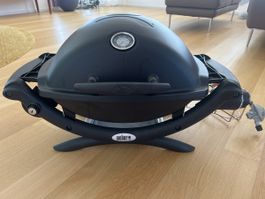 Weber Q 1200 BLK CE EU Gasgrill gebraucht mit Zubehör