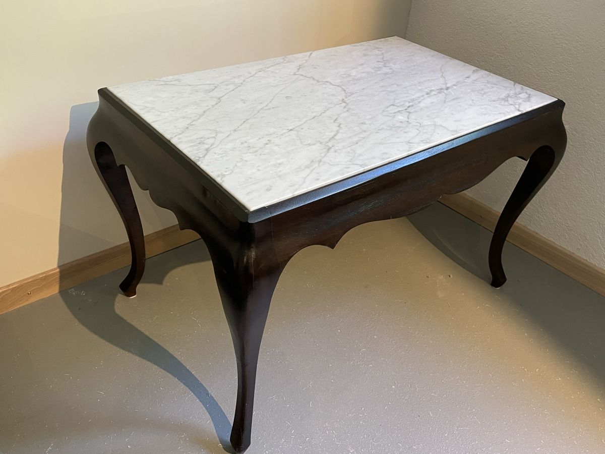 Tische: Table basse style restauration marbre de carrare – Gebraucht aus Lamboing von christopheO 3