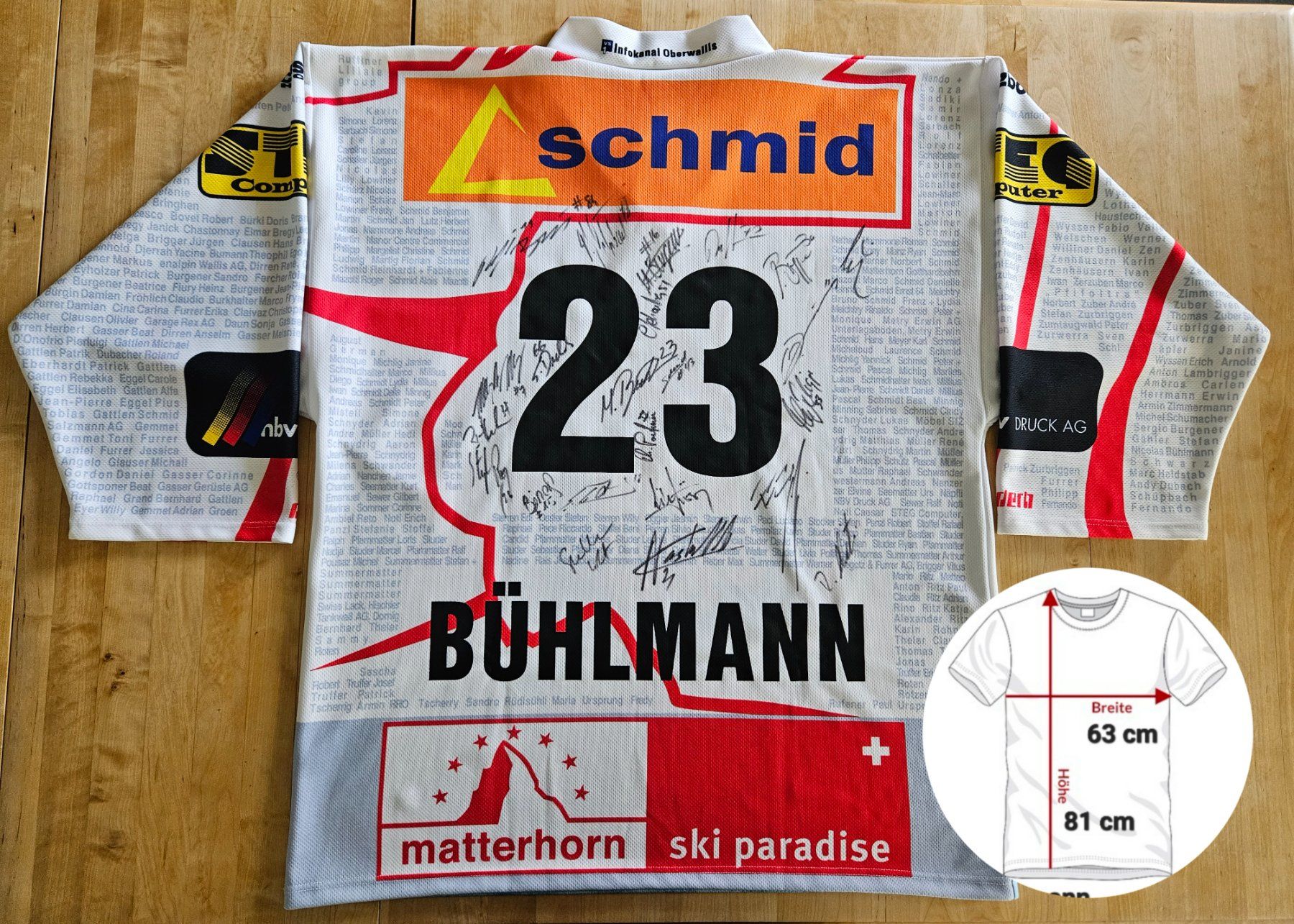 Leibchen & Hosen: EHC Visp 3 Trikots + Shirt – Gebraucht aus Hägglingen von United-Village-Trade 5