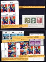 Lot von 6 Abarten/Pf. BRD ** K: 236 € ++