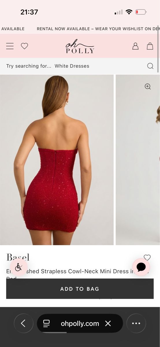 Vestiti: Damenkleid rot Gr. 34 – Nuovo e nell'imballaggio originale da Wermatswil venduto da Fmc 1