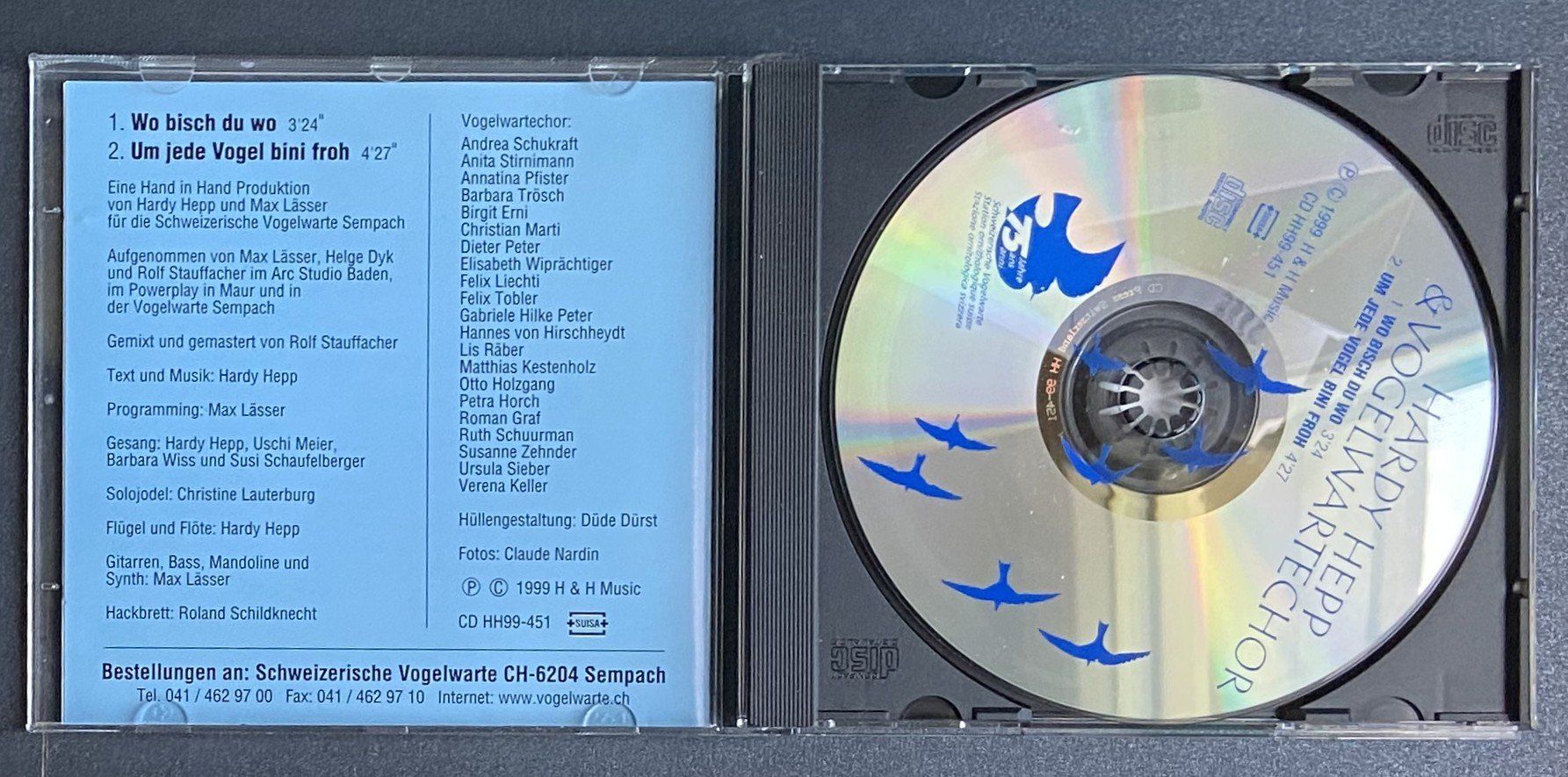 CD: Klassik CD Hardy Hepp & Vogelwartechor – Usato da Böckten venduto da Hansi36 1