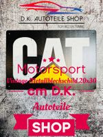Cat Werbeschild Vintage Blechschild Metallschild 20x30 cm