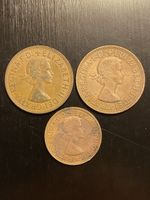 Royaume-Uni, 2X One Penny, 1X Half Penny