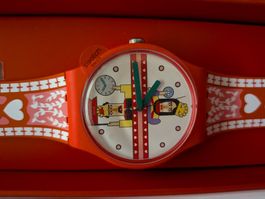 Swatch Armbanduhr, lim. Aktionärsuhr aus 2022