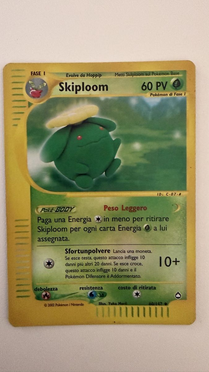 Pokémon Sammelbilder & Trading cards: Pokemon holo reverse Skiploom – Gebraucht aus Caslano von tuning21