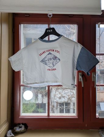 Pull&Bear Arizona Graphic Cropped Tee