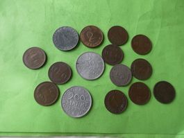 Dt. Reich, Konvolut alte Münzen