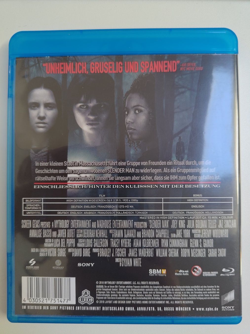 Alle DVDs: Slender Man – Gebraucht aus Liestal von Kratzilla 2