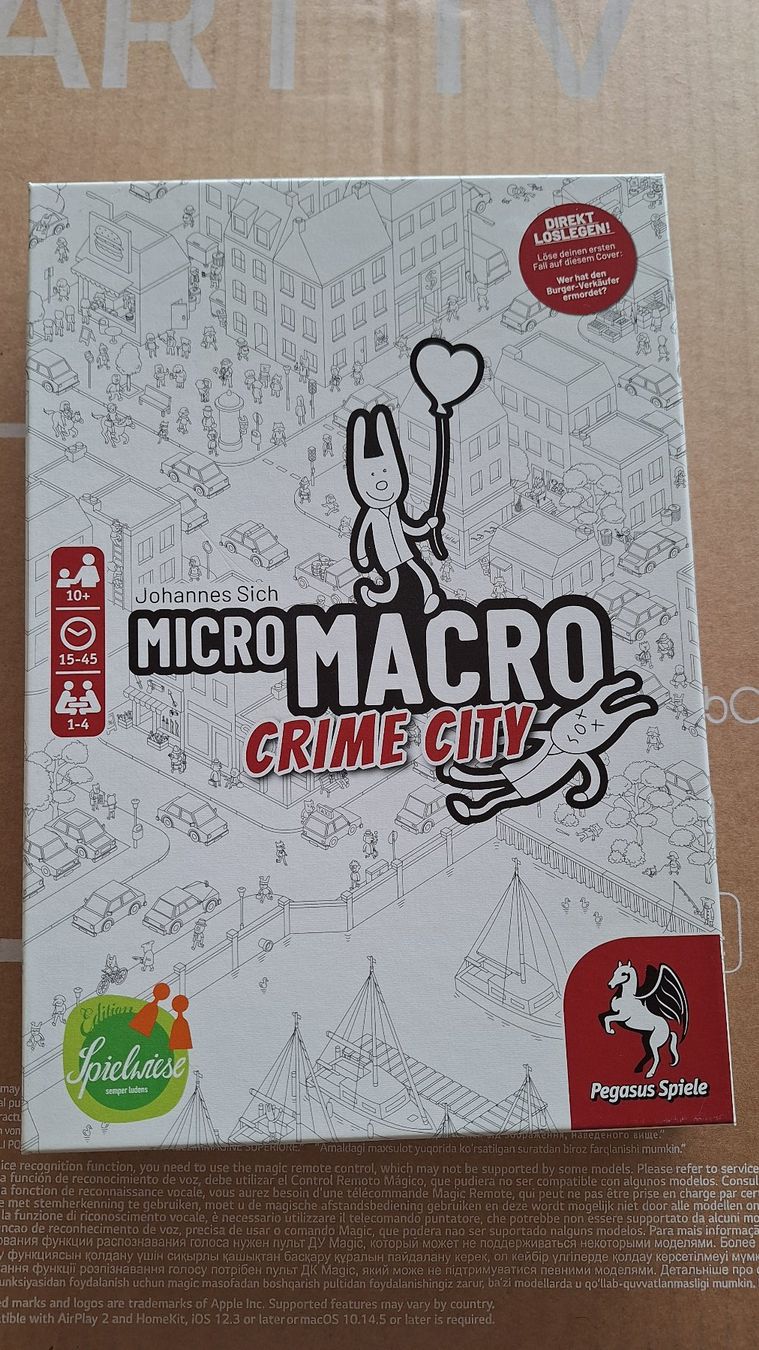 Spiele: Micro Macro - Crime City - Brettspiel – Gebraucht aus Altstätten SG von GGsGameshop