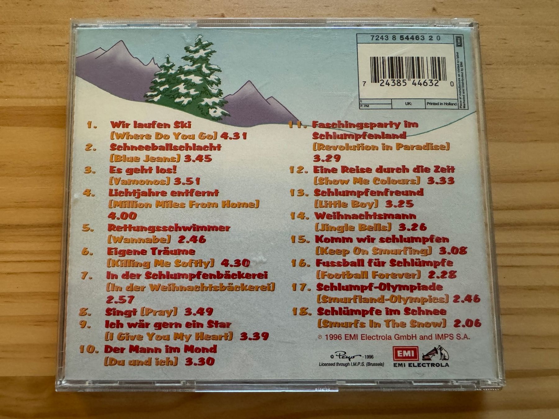 CD: Die Schlümpfe CD - Voll der Winter 1996 – Usato da Berg am Irchel venduto da Zweiti_Chance 1