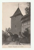 Ansichtskarte Burgdorf Eingangstor zum Schloss 1919